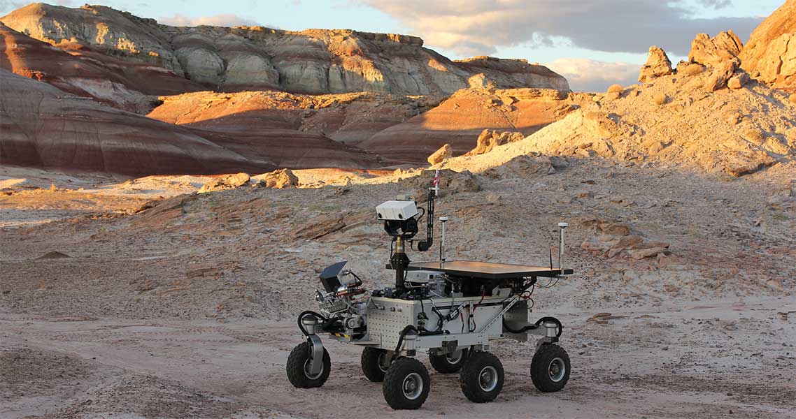 MESR rover in Utah Desert