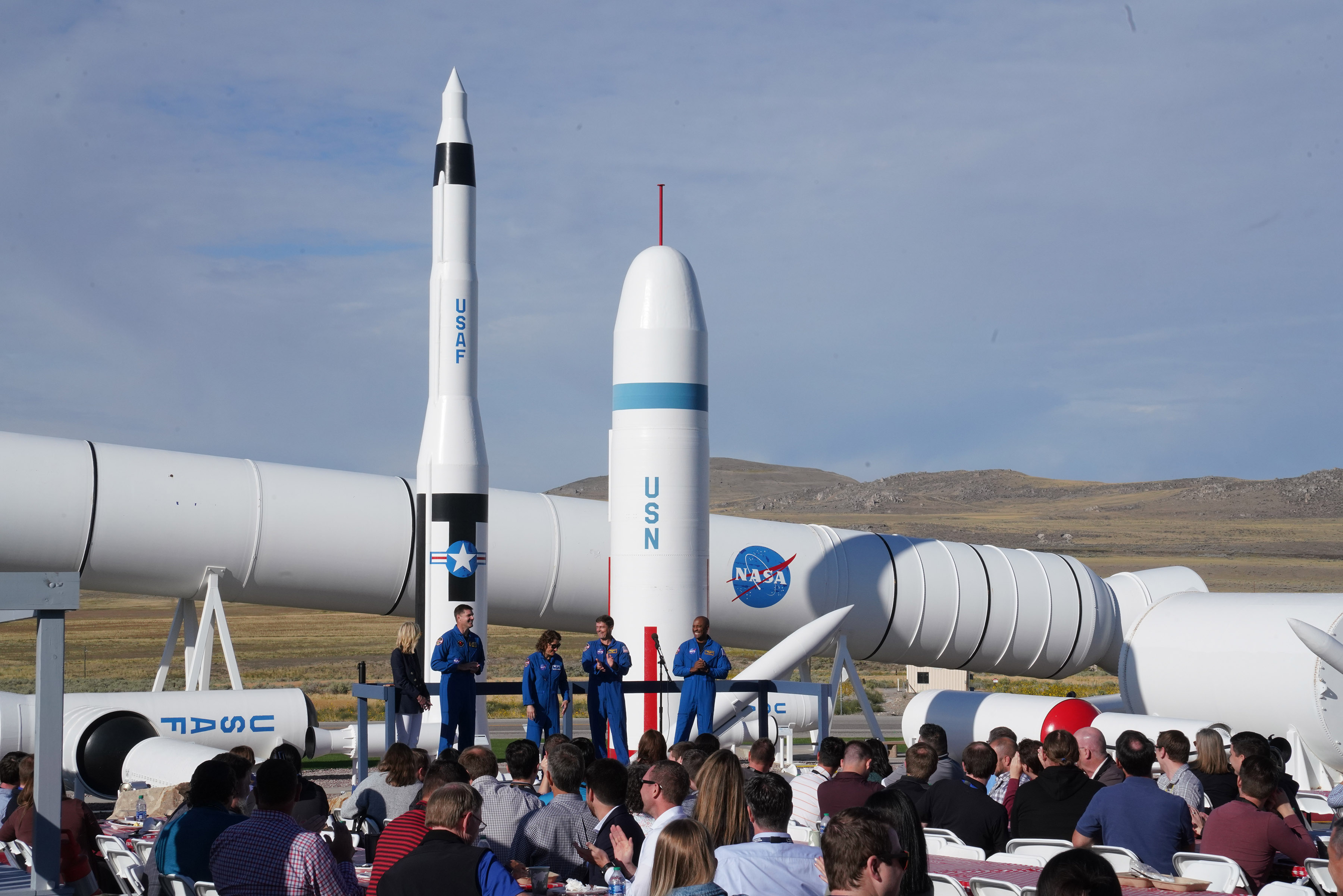 Artemis Ii Crew Views Parts Of Their Rocket Canadian Space Agency