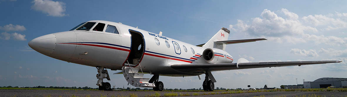 L'avion Falcon 20