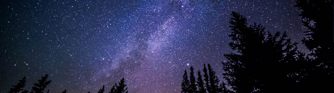 Milky Way and stars in the night sky