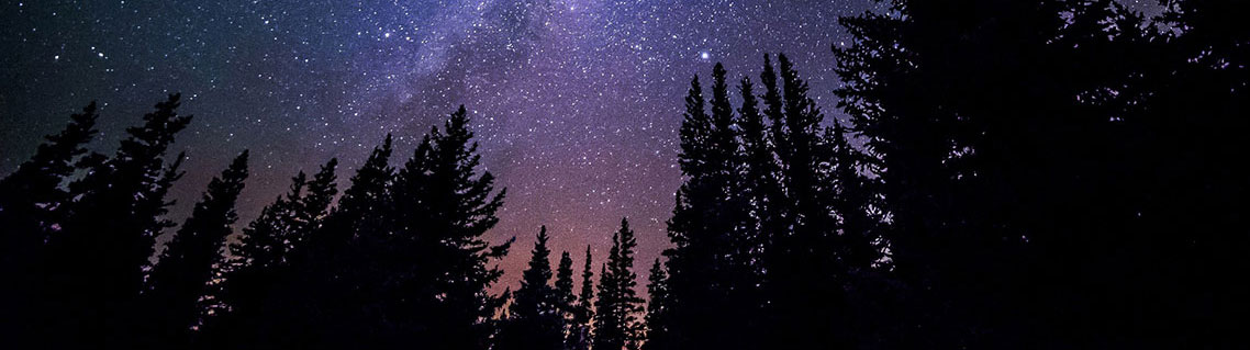 Milky Way and stars in the night sky