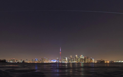 Photo of the Space Station over Toronto