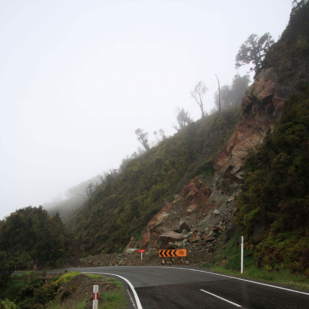 A landslide in New Zealand. (Credit: Clement Chan)