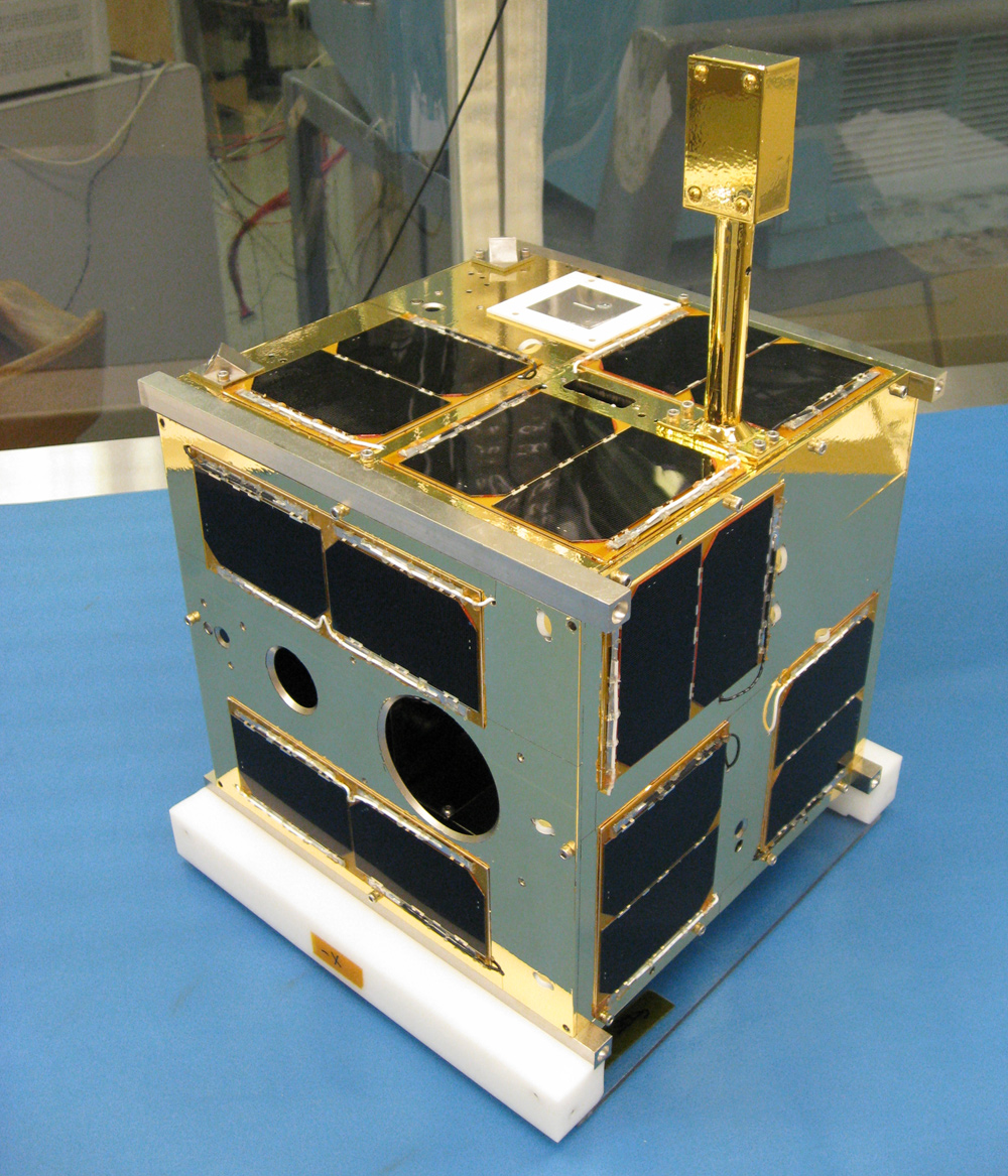 Photo of a space telescope