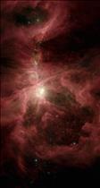 The Orion Nebula in infrared light