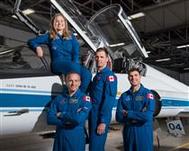 L'équipe d'astronautes canadiens en 2017