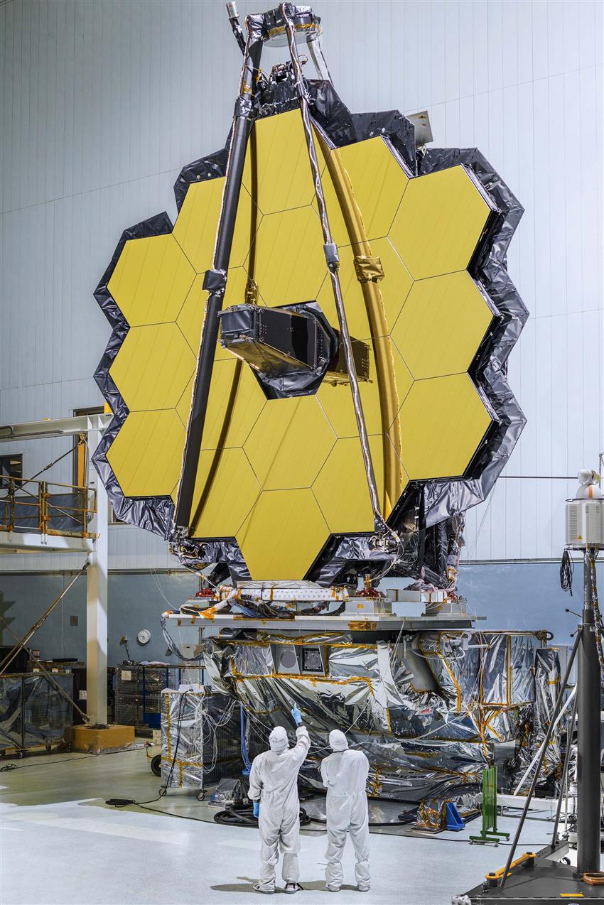 Mise à l'essai du miroir primaire du télescope spatial James-Webb