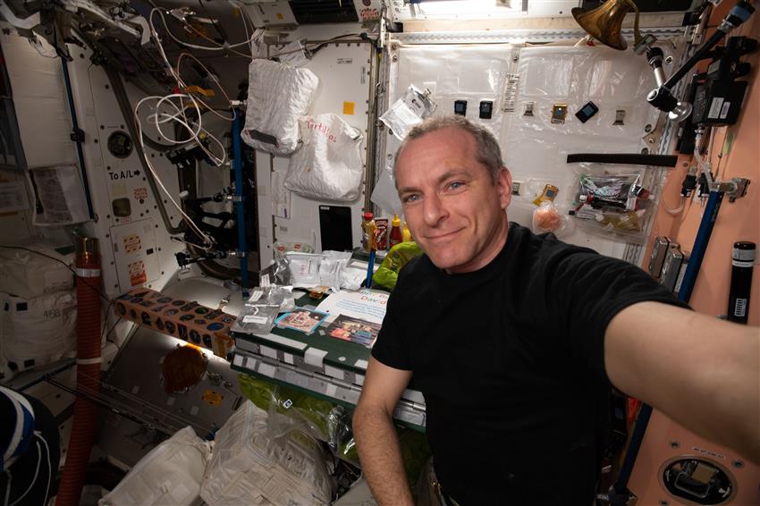 David Saint-Jacques à bord de la Station spatiale internationale