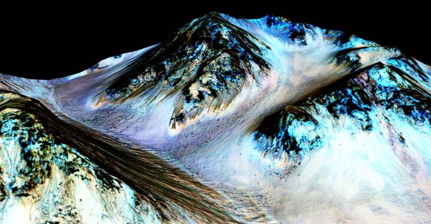 Découverte d'eau sur Mars