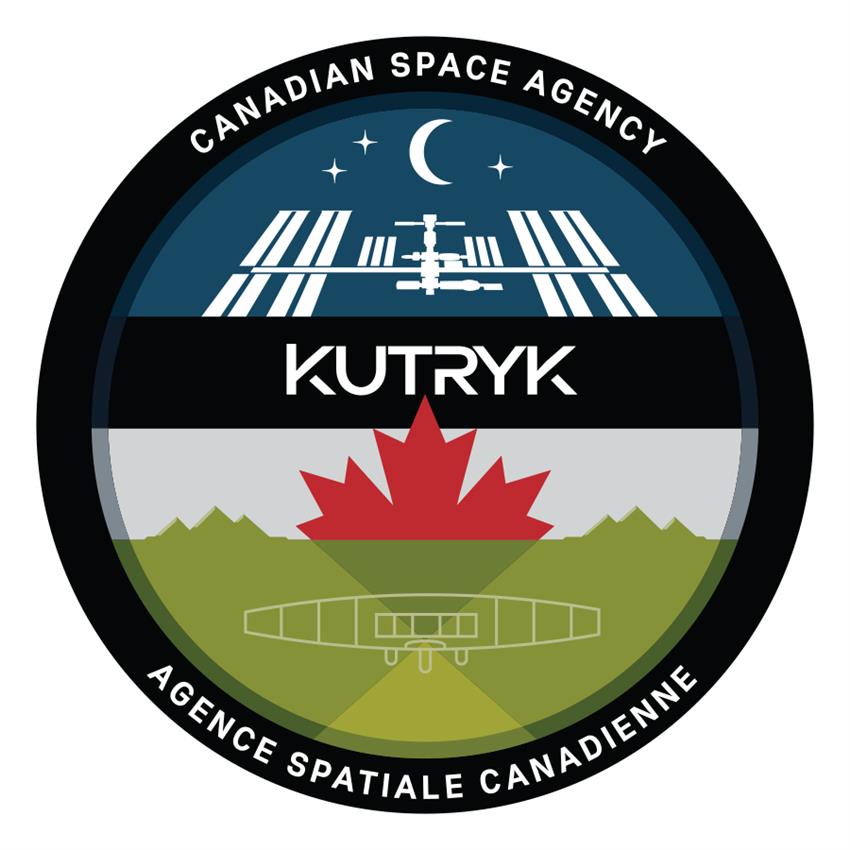 Joshua Kutryk's personal patch for the Starliner-1 mission