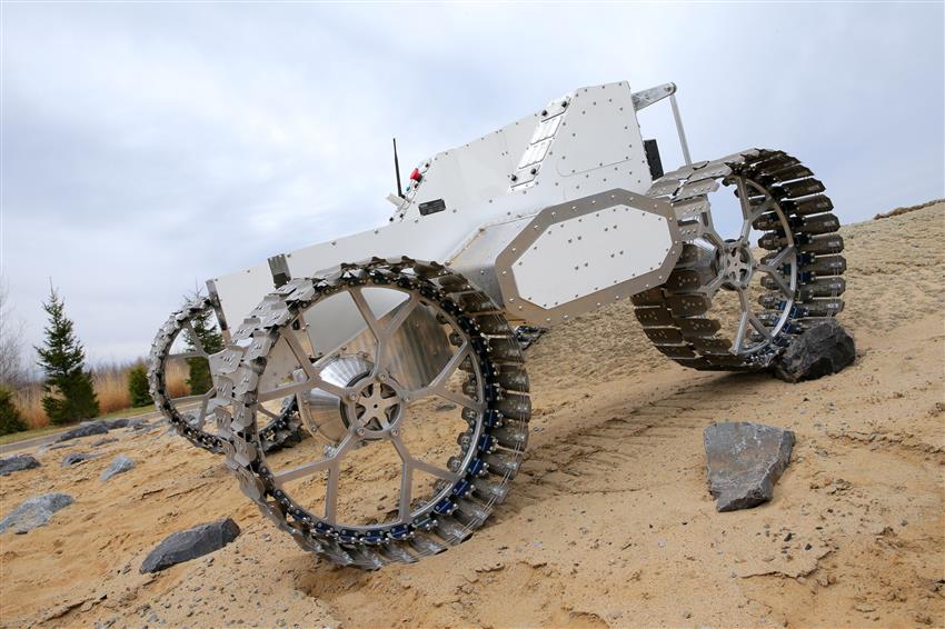 Prototype de rover destiné à l'exploration spatiale