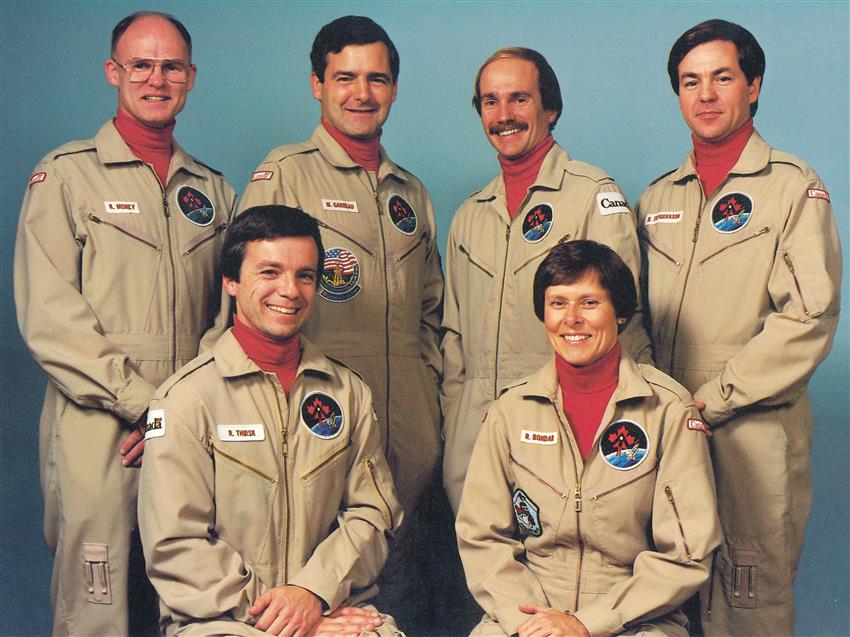 First team of Canadian astronauts