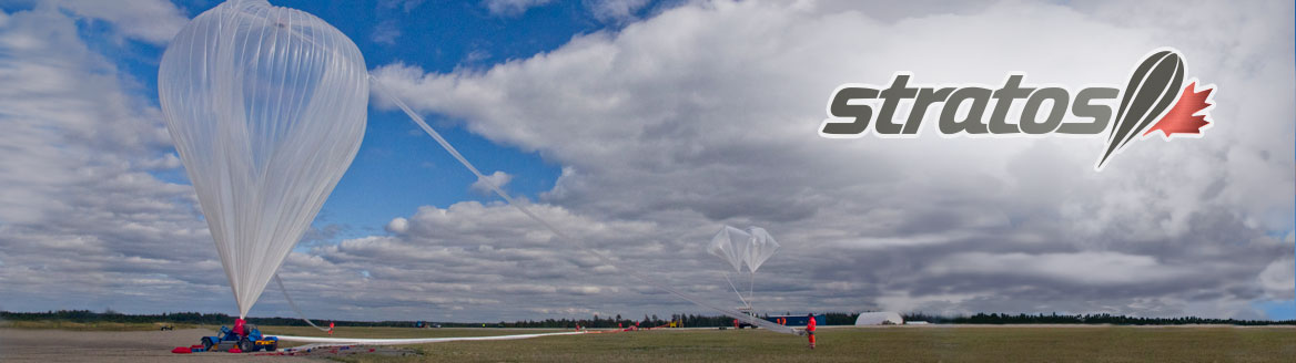 Balloon launched during the Strato Science 2014 Campaign