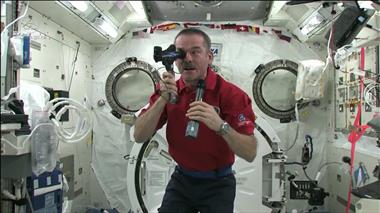 Thumbnail for video 'Chris Hadfield on how eyesight is affected in space'