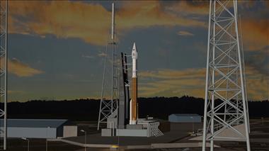 Vignette de la vidéo 'Animation du décollage d'une fusée Atlas V'